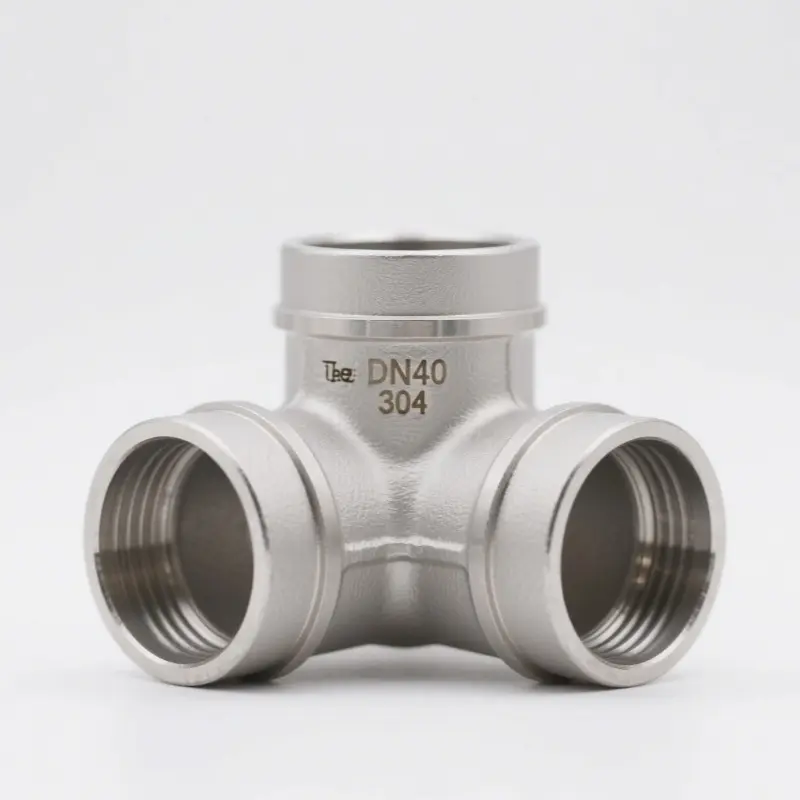 不鏽鋼雙卡直徑三通管件