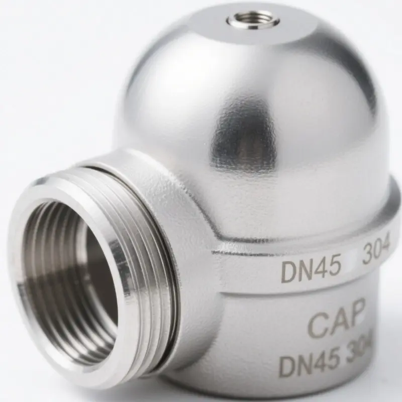 不鏽鋼雙卡管帽管件