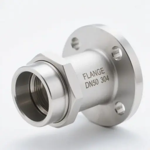 不鏽鋼雙卡法蘭直接管件